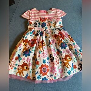 Disney Store baby Bambi dress and socks 3T